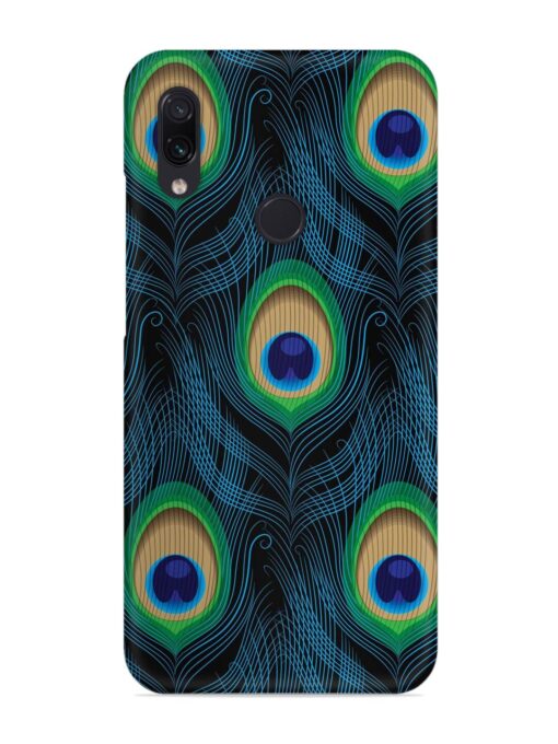 Seamless Pattern Peacock Snap Case for Xiaomi Redmi Note 7 Zapvi