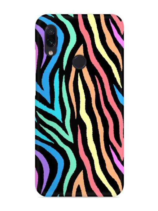 Colorful Abstract Zebra Snap Case for Xiaomi Redmi Note 7 Zapvi