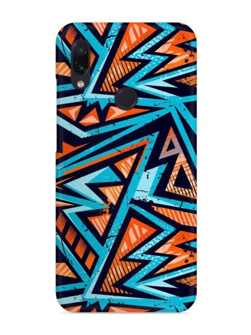 Abstract Seamless Grunge Snap Case for Xiaomi Redmi Note 7 Zapvi