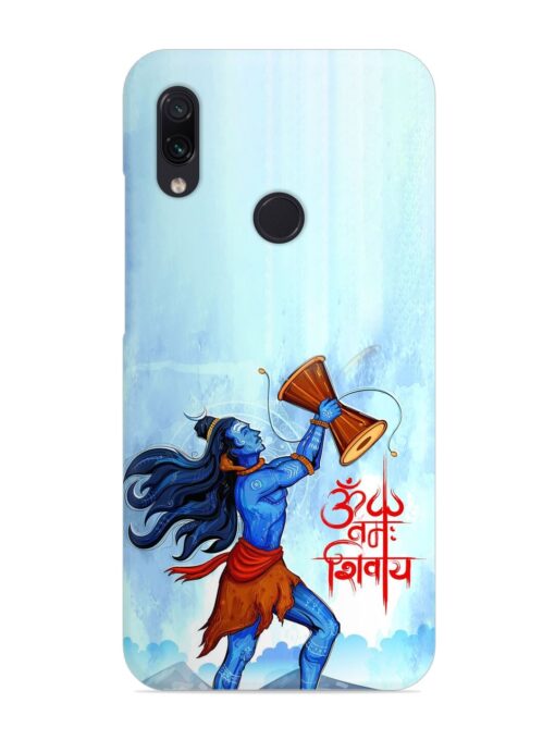 Illustration Lord Shiva Snap Case for Xiaomi Redmi Note 7