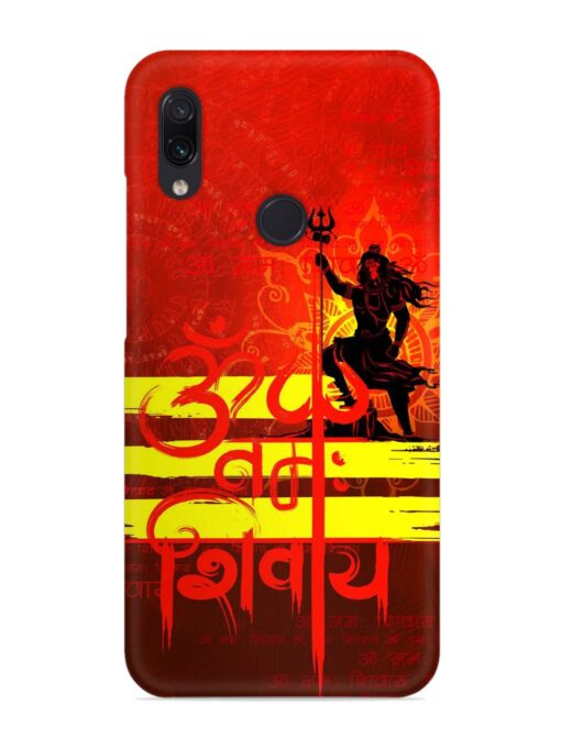 Illustration Lord Shiva Snap Case for Xiaomi Redmi Note 7 Zapvi