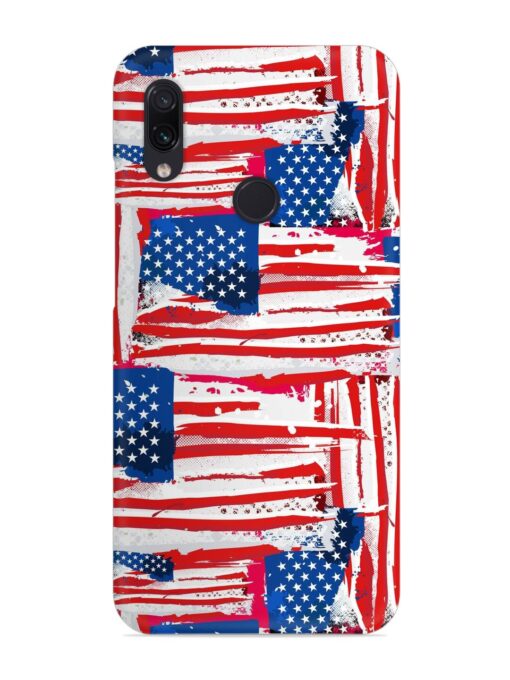 Usa Flag Seamless Snap Case for Xiaomi Redmi Note 7