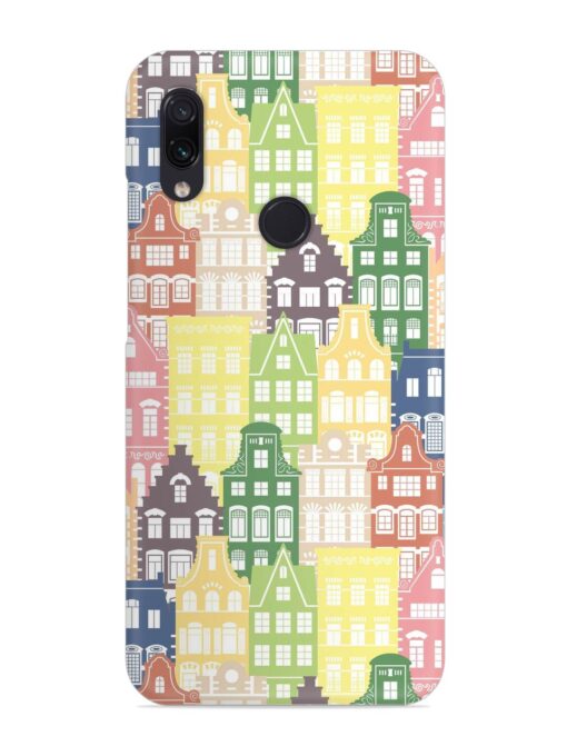 Seamless Shapes Pattern Snap Case for Xiaomi Redmi Note 7 Zapvi