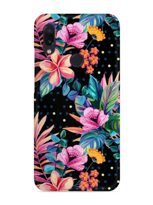 Seamless Floral Pattern Snap Case for Xiaomi Redmi Note 7 Zapvi