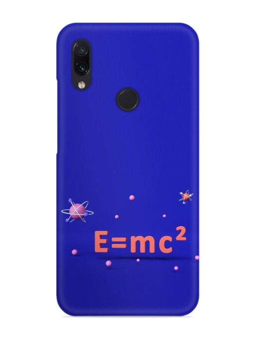 Formula Relativity Equation Snap Case for Xiaomi Redmi Note 7 Zapvi