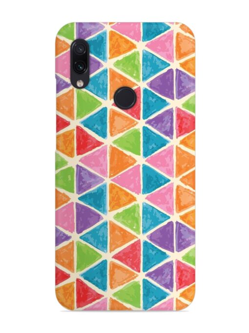 Seamless Colorful Isometric Snap Case for Xiaomi Redmi Note 7 Zapvi