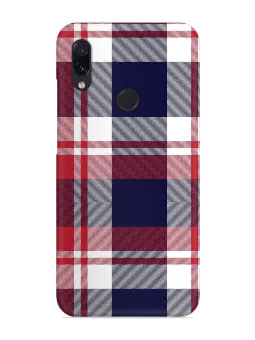 Classic Plaid Tartan Snap Case for Xiaomi Redmi Note 7