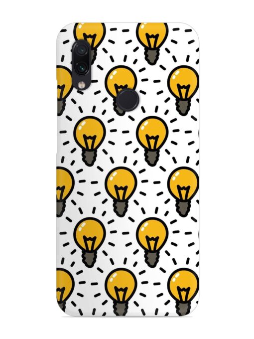 Light Bulb Seamless Snap Case for Xiaomi Redmi Note 7 Zapvi