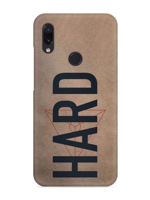 Hard Typo Snap Case for Xiaomi Redmi Note 7