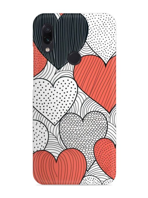 Girly Heart Seamless Snap Case for Xiaomi Redmi Note 7