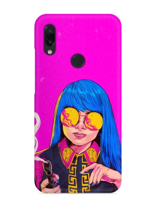 Aesthetic Anime Girl Snap Case for Xiaomi Redmi Note 7