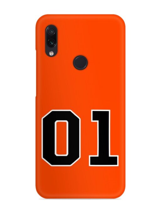 01 Number Snap Case for Xiaomi Redmi Note 7 Zapvi