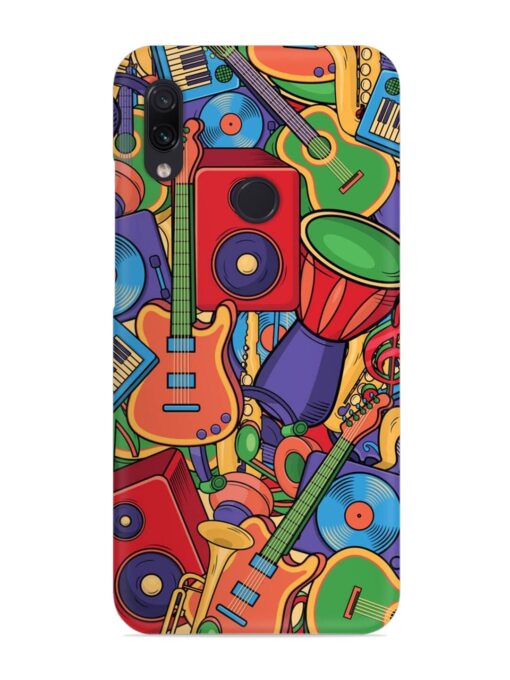 Colorful Music Art Snap Case for Xiaomi Redmi Note 7 Zapvi