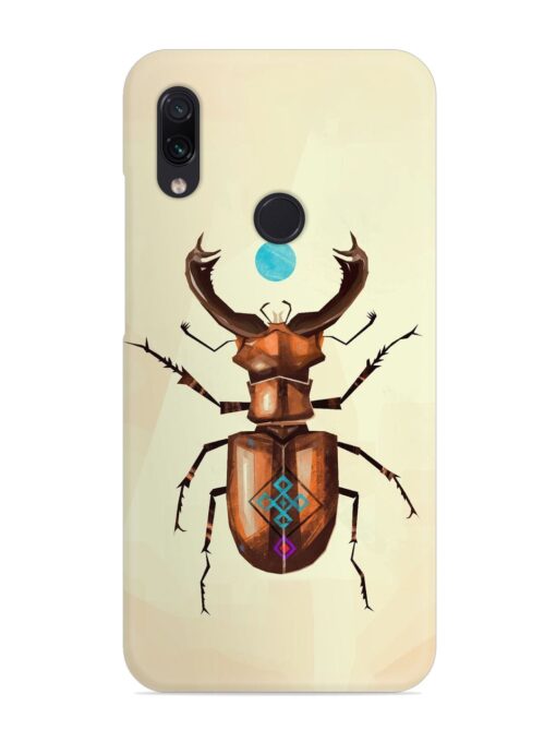 Stag Beetle Vector Snap Case for Xiaomi Redmi Note 7 Pro Zapvi