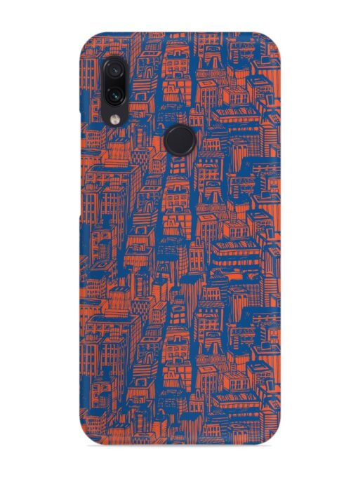 Hand Drawn Seamless Snap Case for Xiaomi Redmi Note 7 Pro Zapvi