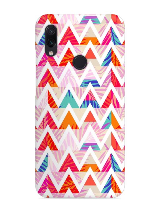 Abstract Triangle Background Snap Case for Xiaomi Redmi Note 7 Pro Zapvi