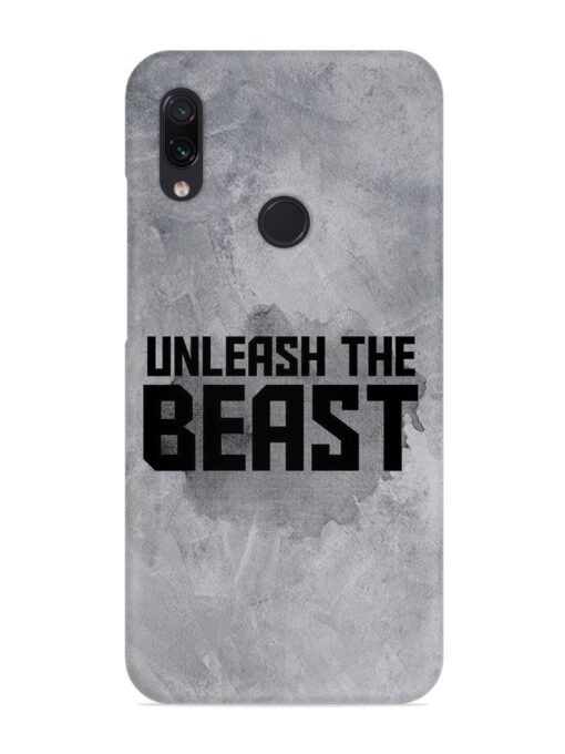 Unleash The Beast Snap Case for Xiaomi Redmi Note 7S Zapvi