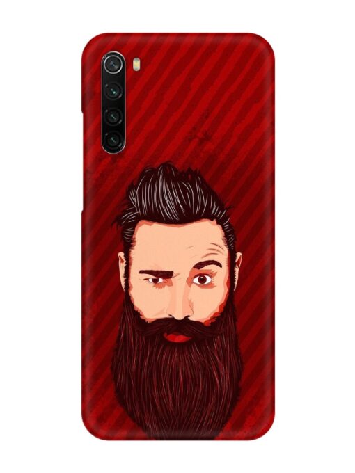 Beardo Man Snap Case for Xiaomi Redmi Note 8 Zapvi