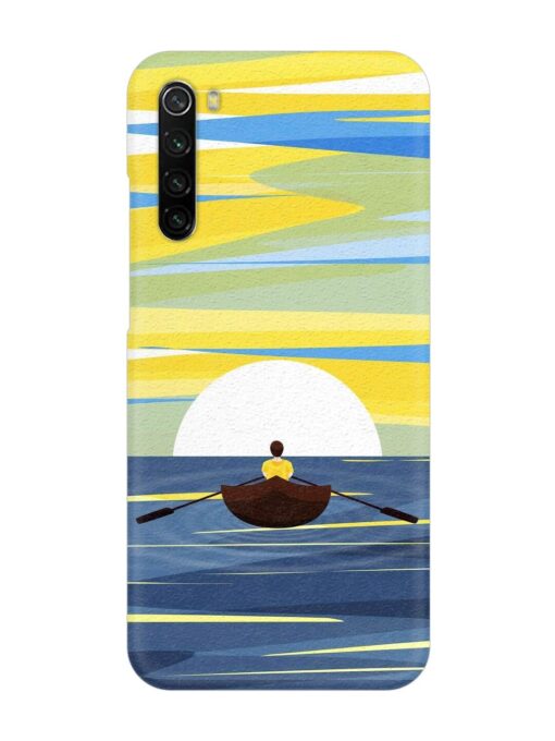 Rowing Person Ferry Paddle Snap Case for Xiaomi Redmi Note 8 Zapvi