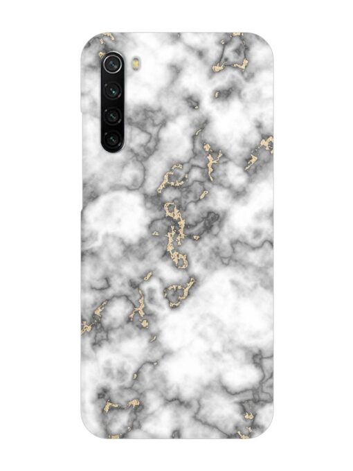 Gray And Gold Marble Snap Case for Xiaomi Redmi Note 8