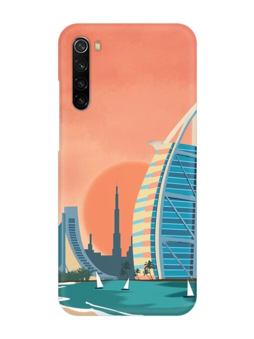 Dubai Architectural Scenery Snap Case for Xiaomi Redmi Note 8 Zapvi