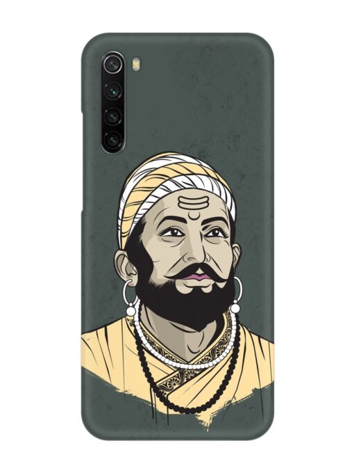 Shivaji Maharaj Vector Art Snap Case for Xiaomi Redmi Note 8