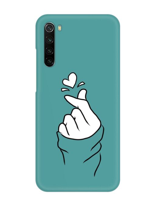 Korean Heart Sign Art Snap Case for Xiaomi Redmi Note 8