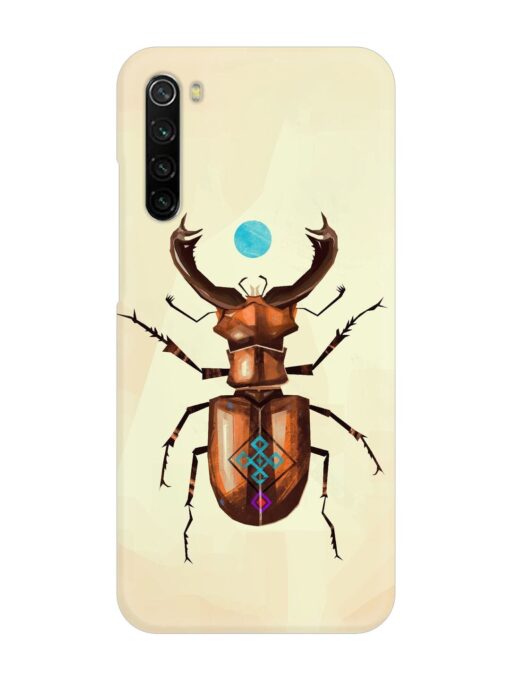 Stag Beetle Vector Snap Case for Xiaomi Redmi Note 8 Zapvi