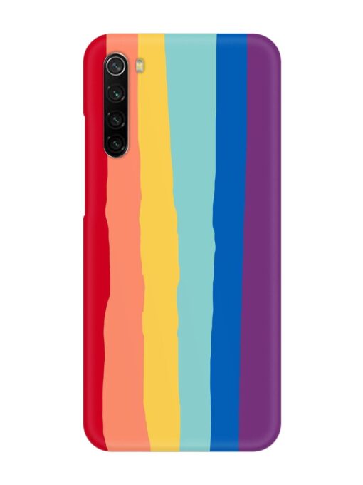 Rainbow Genuine Liquid Snap Case for Xiaomi Redmi Note 8 Zapvi