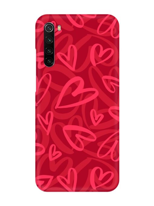 Seamless Romantic Pattern Snap Case for Xiaomi Redmi Note 8 Zapvi