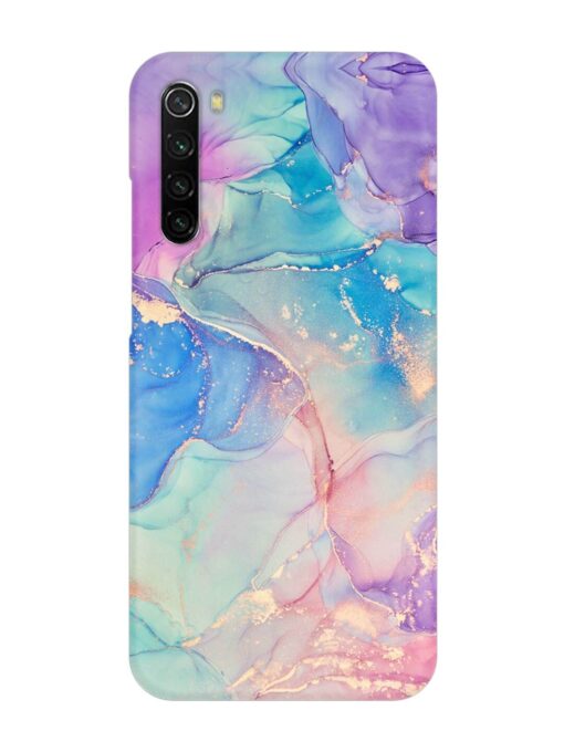 Alcohol Ink Colors Snap Case for Xiaomi Redmi Note 8 Zapvi