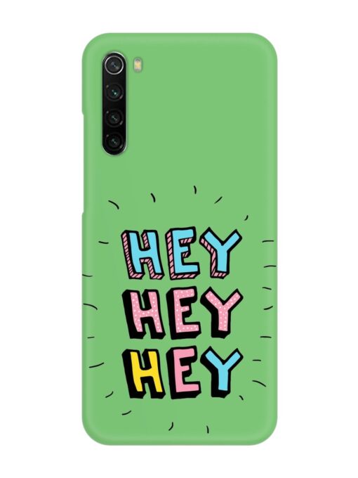 Hey Vector Cartoon Snap Case for Xiaomi Redmi Note 8 Zapvi