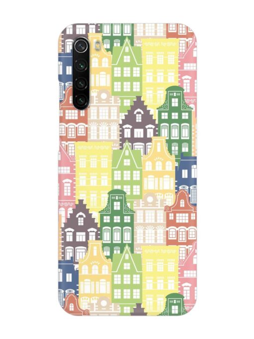 Seamless Shapes Pattern Snap Case for Xiaomi Redmi Note 8