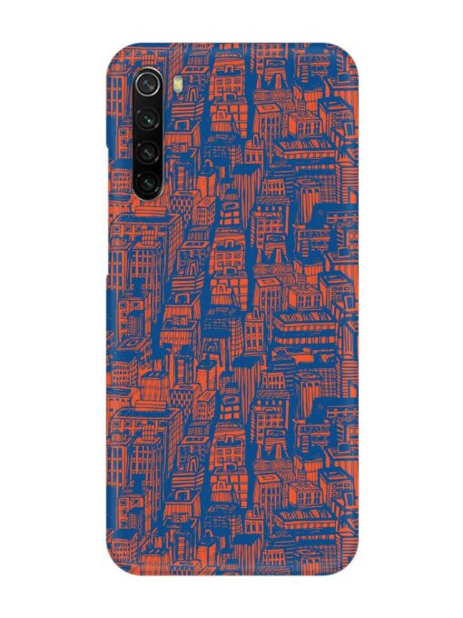 Hand Drawn Seamless Snap Case for Xiaomi Redmi Note 8