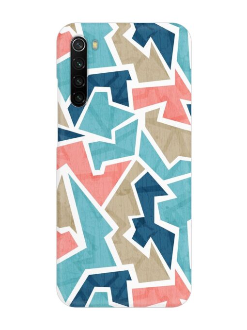 Vintage Geometric Triangle Snap Case for Xiaomi Redmi Note 8