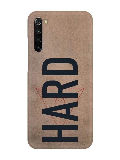 Hard Typo Snap Case for Xiaomi Redmi Note 8 Zapvi