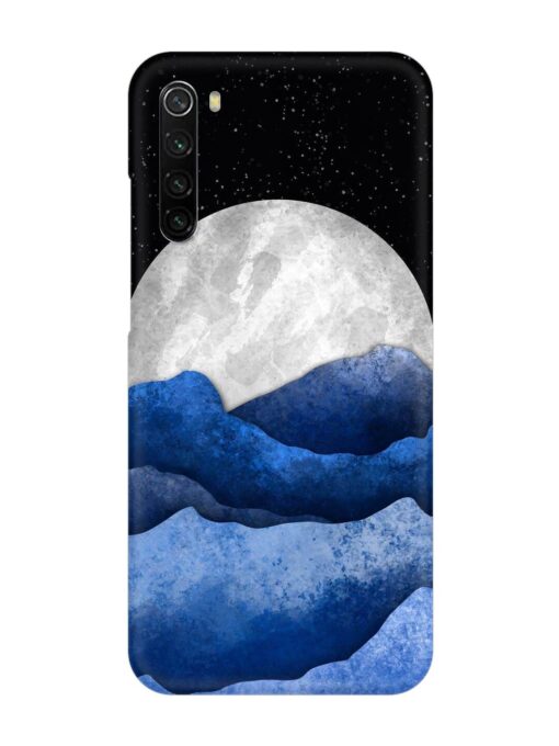 Full Moon Mountain Vector Snap Case for Xiaomi Redmi Note 8 Zapvi