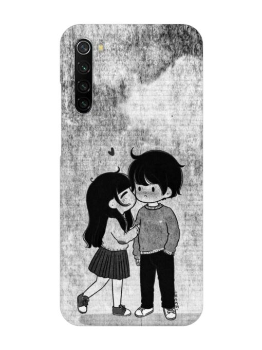 Couple Love Highlights Snap Case for Xiaomi Redmi Note 8 Zapvi