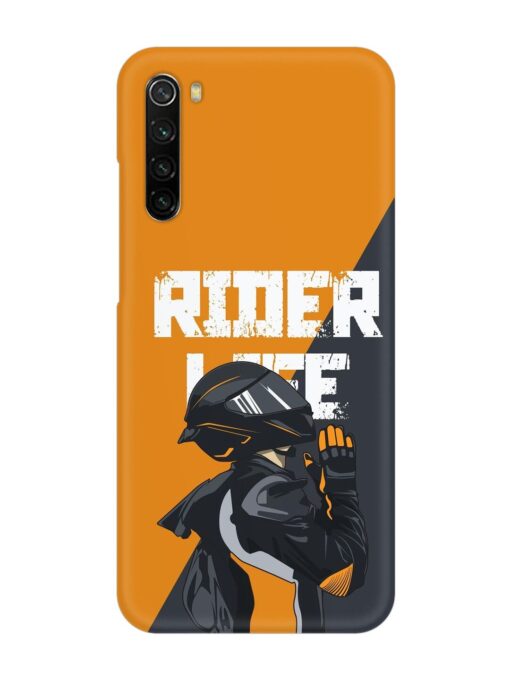 Rider Life Snap Case for Xiaomi Redmi Note 8 Zapvi