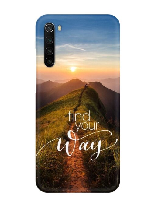 Find Your Way Snap Case for Xiaomi Redmi Note 8 Zapvi