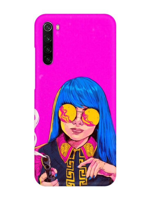 Aesthetic Anime Girl Snap Case for Xiaomi Redmi Note 8 Zapvi