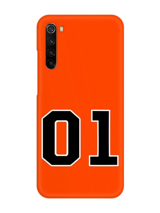 01 Number Snap Case for Xiaomi Redmi Note 8 Zapvi