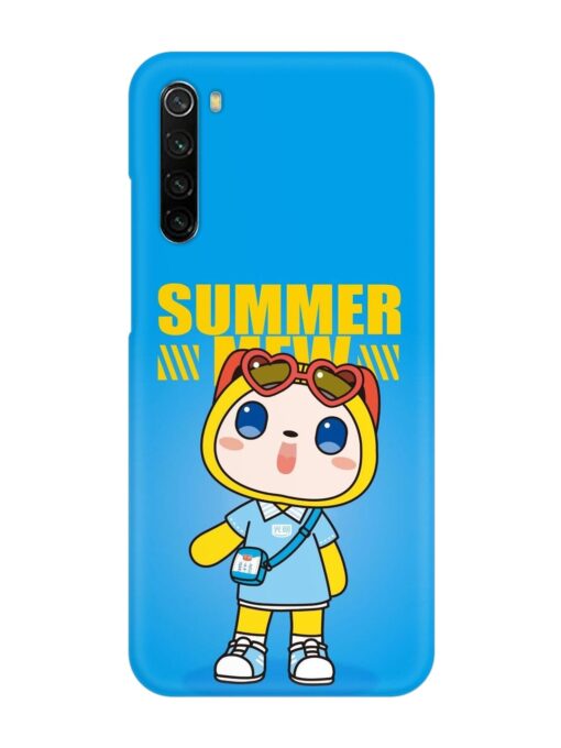 Summer Mew Cartoon Snap Case for Xiaomi Redmi Note 8