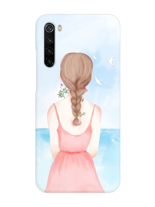 Watercolor Girl Vector Snap Case for Xiaomi Redmi Note 8