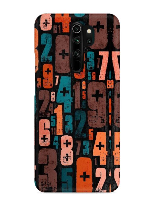 0 To 9 Art Snap Case for Xiaomi Redmi Note 8 Pro Zapvi