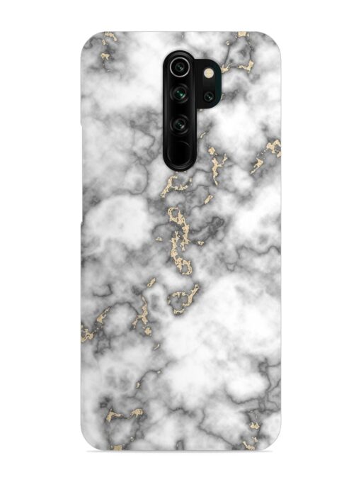 Gray And Gold Marble Snap Case for Xiaomi Redmi Note 8 Pro