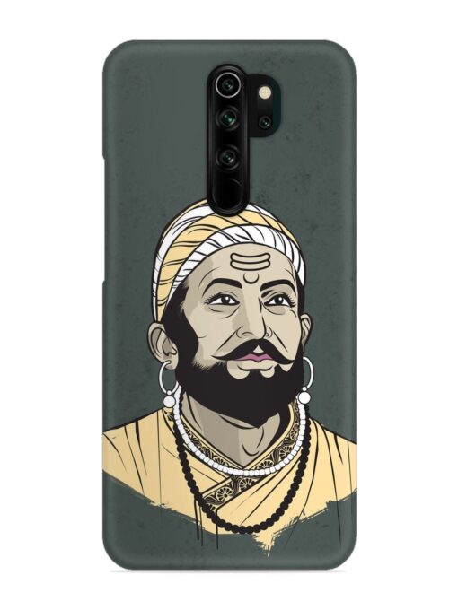 Shivaji Maharaj Vector Art Snap Case for Xiaomi Redmi Note 8 Pro