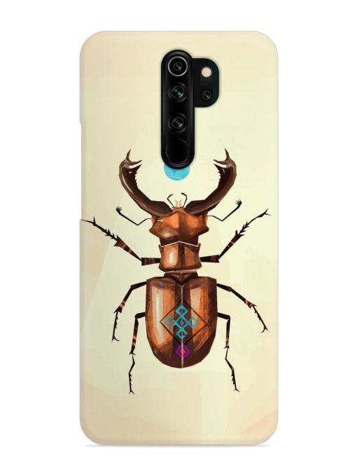 Stag Beetle Vector Snap Case for Xiaomi Redmi Note 8 Pro Zapvi