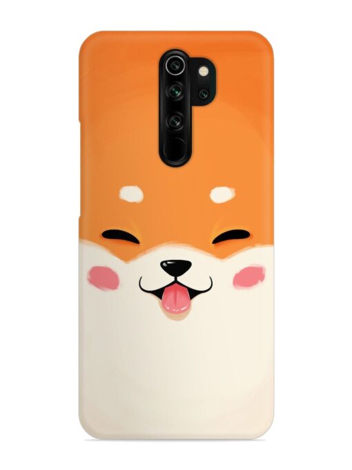 Cute Dog Face Vector Snap Case for Xiaomi Redmi Note 8 Pro Zapvi