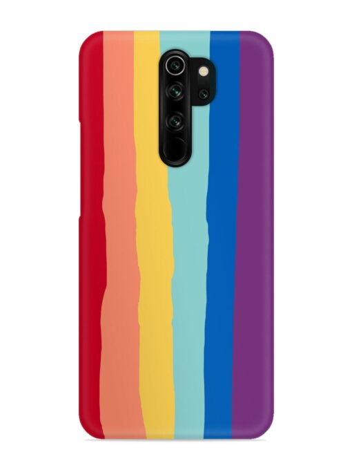 Rainbow Genuine Liquid Snap Case for Xiaomi Redmi Note 8 Pro Zapvi